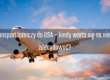 Samolot przewożący towary do USA