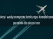 Samolot na niebie Zalety i wady transportu lotniczego x